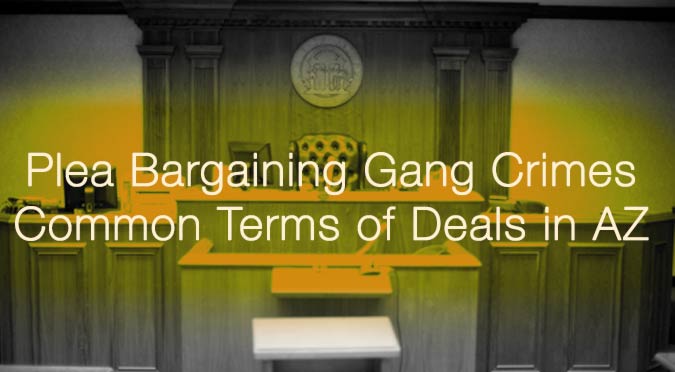 plea bargaining gang terms az castillo law