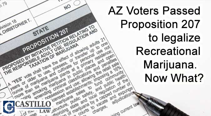 az prop207 recreational marijuana castillo law